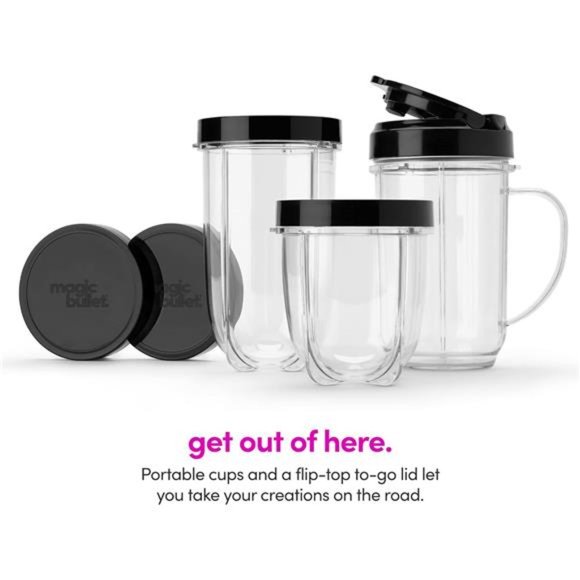 Magic Bullet Blender, Small, Silver, 11 Piece Set - Picture 4 of 5